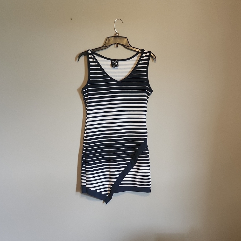 Striped Sleeveless Dress